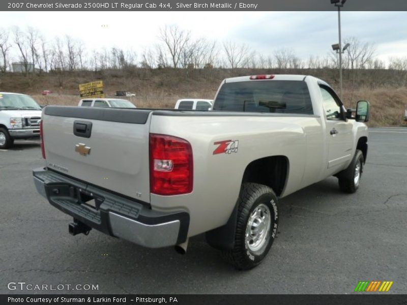 Silver Birch Metallic / Ebony 2007 Chevrolet Silverado 2500HD LT Regular Cab 4x4