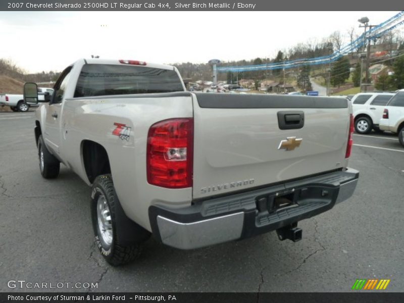 Silver Birch Metallic / Ebony 2007 Chevrolet Silverado 2500HD LT Regular Cab 4x4