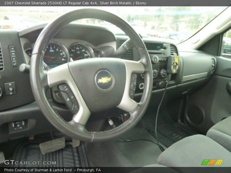 Silver Birch Metallic / Ebony 2007 Chevrolet Silverado 2500HD LT Regular Cab 4x4