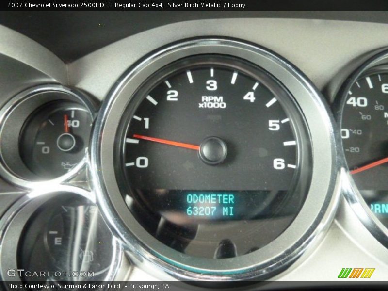 Silver Birch Metallic / Ebony 2007 Chevrolet Silverado 2500HD LT Regular Cab 4x4