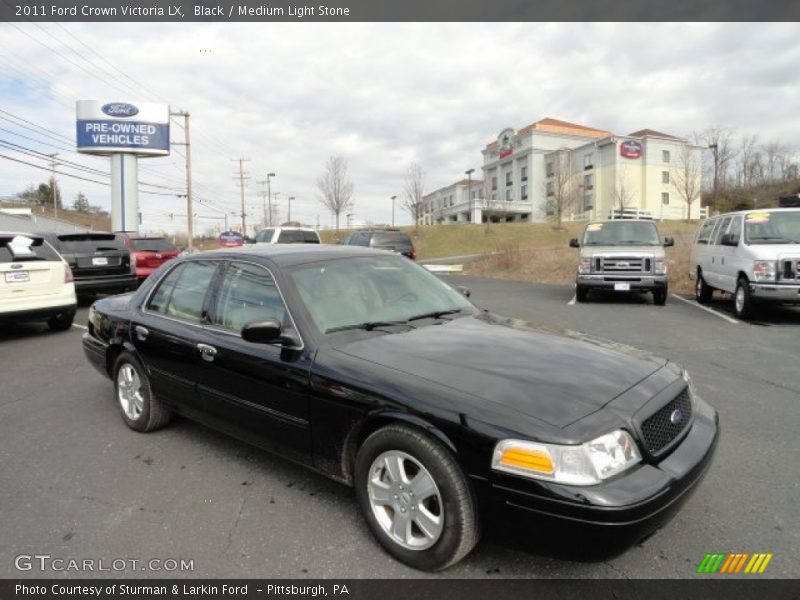 Black / Medium Light Stone 2011 Ford Crown Victoria LX