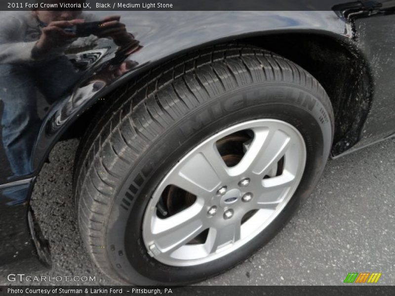 Black / Medium Light Stone 2011 Ford Crown Victoria LX