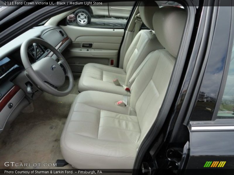 Front Seat of 2011 Crown Victoria LX