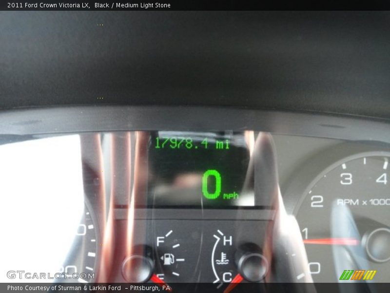 Black / Medium Light Stone 2011 Ford Crown Victoria LX