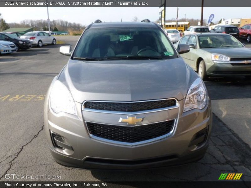 Graystone Metallic / Light Titanium/Jet Black 2012 Chevrolet Equinox LT AWD