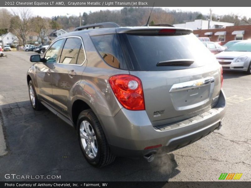 Graystone Metallic / Light Titanium/Jet Black 2012 Chevrolet Equinox LT AWD