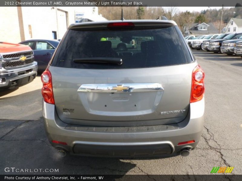 Graystone Metallic / Light Titanium/Jet Black 2012 Chevrolet Equinox LT AWD