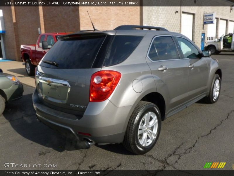 Graystone Metallic / Light Titanium/Jet Black 2012 Chevrolet Equinox LT AWD