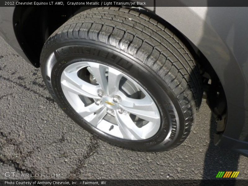 Graystone Metallic / Light Titanium/Jet Black 2012 Chevrolet Equinox LT AWD