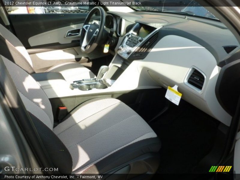 Graystone Metallic / Light Titanium/Jet Black 2012 Chevrolet Equinox LT AWD