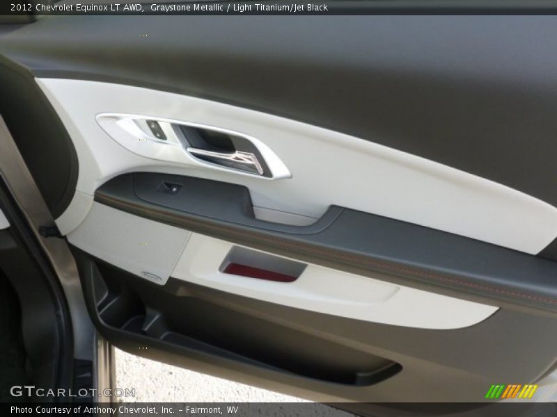 Graystone Metallic / Light Titanium/Jet Black 2012 Chevrolet Equinox LT AWD