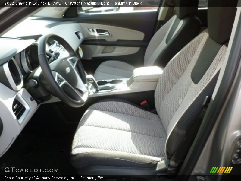 Graystone Metallic / Light Titanium/Jet Black 2012 Chevrolet Equinox LT AWD