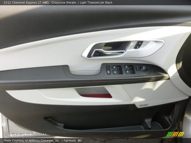 Graystone Metallic / Light Titanium/Jet Black 2012 Chevrolet Equinox LT AWD