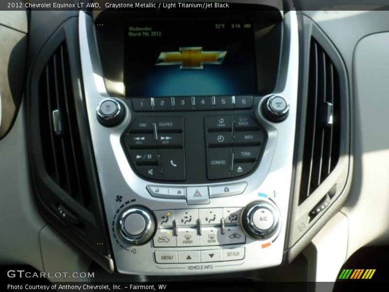 Graystone Metallic / Light Titanium/Jet Black 2012 Chevrolet Equinox LT AWD
