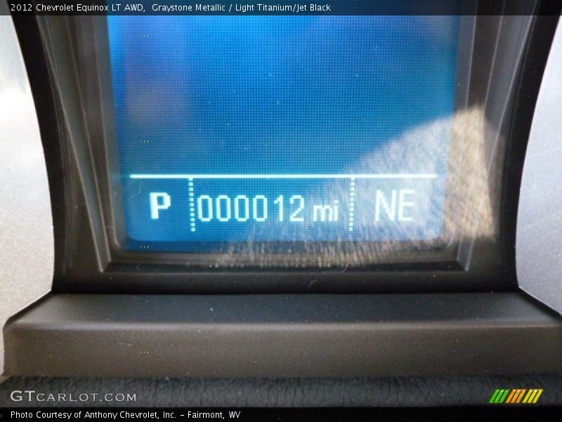 Graystone Metallic / Light Titanium/Jet Black 2012 Chevrolet Equinox LT AWD