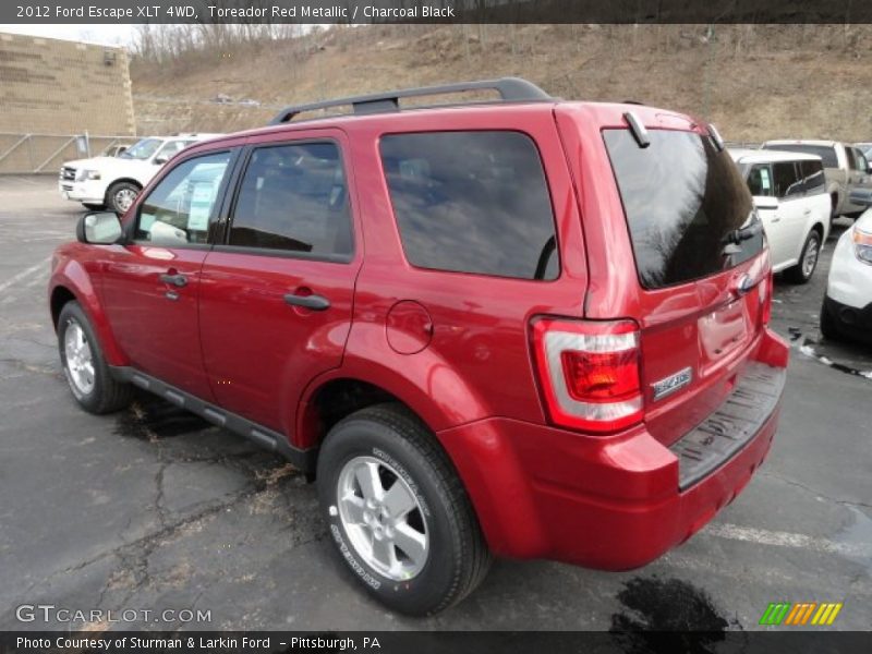 Toreador Red Metallic / Charcoal Black 2012 Ford Escape XLT 4WD