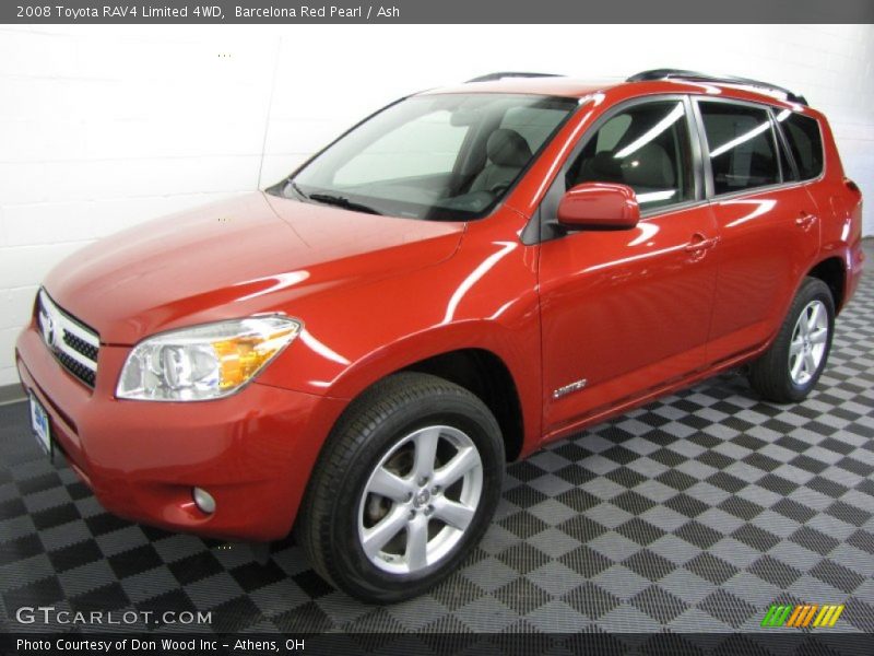 Barcelona Red Pearl / Ash 2008 Toyota RAV4 Limited 4WD