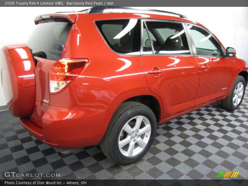 Barcelona Red Pearl / Ash 2008 Toyota RAV4 Limited 4WD