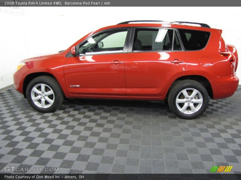 Barcelona Red Pearl / Ash 2008 Toyota RAV4 Limited 4WD