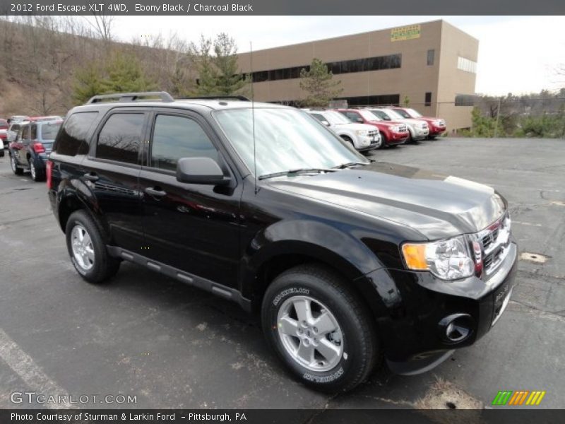 Ebony Black / Charcoal Black 2012 Ford Escape XLT 4WD