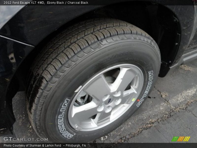Ebony Black / Charcoal Black 2012 Ford Escape XLT 4WD