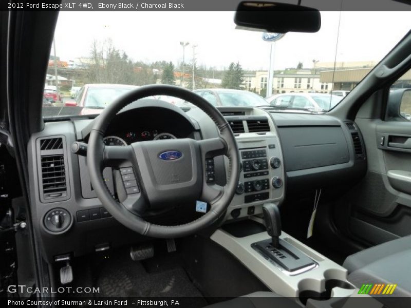 Ebony Black / Charcoal Black 2012 Ford Escape XLT 4WD