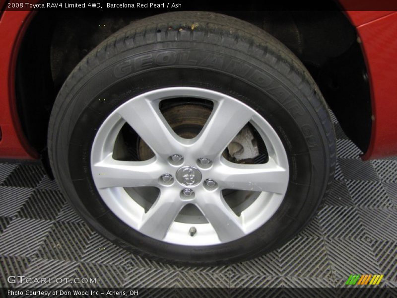 Barcelona Red Pearl / Ash 2008 Toyota RAV4 Limited 4WD