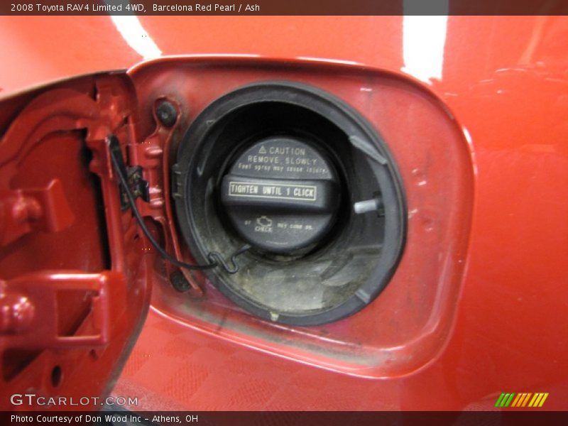 Barcelona Red Pearl / Ash 2008 Toyota RAV4 Limited 4WD