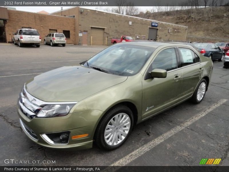 Front 3/4 View of 2012 Fusion Hybrid