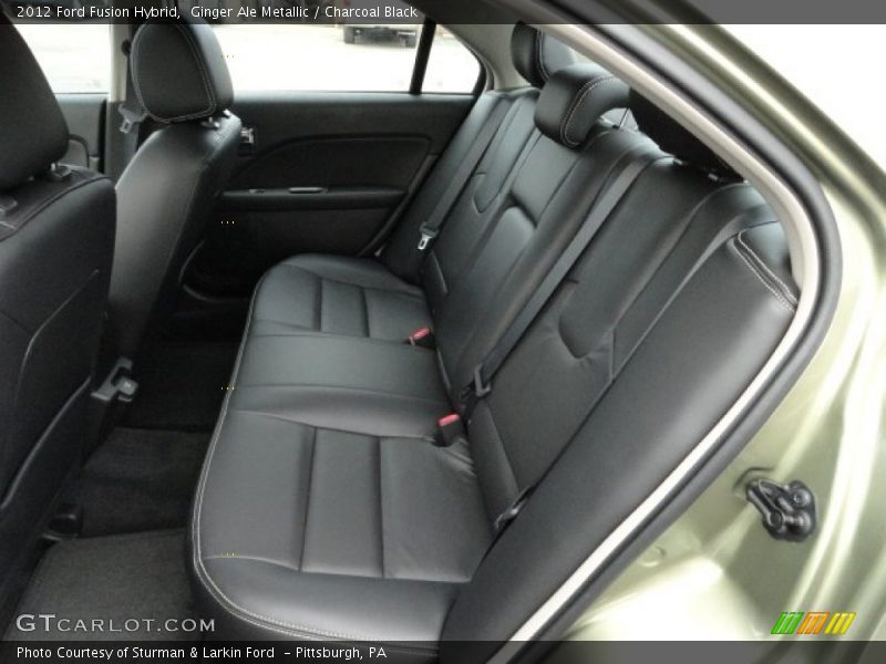 Ginger Ale Metallic / Charcoal Black 2012 Ford Fusion Hybrid