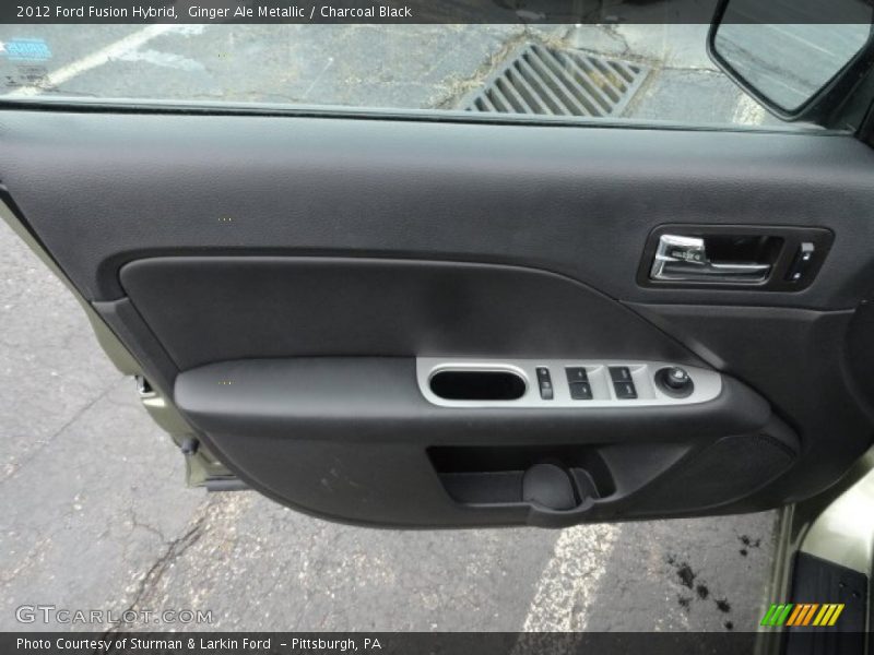 Ginger Ale Metallic / Charcoal Black 2012 Ford Fusion Hybrid