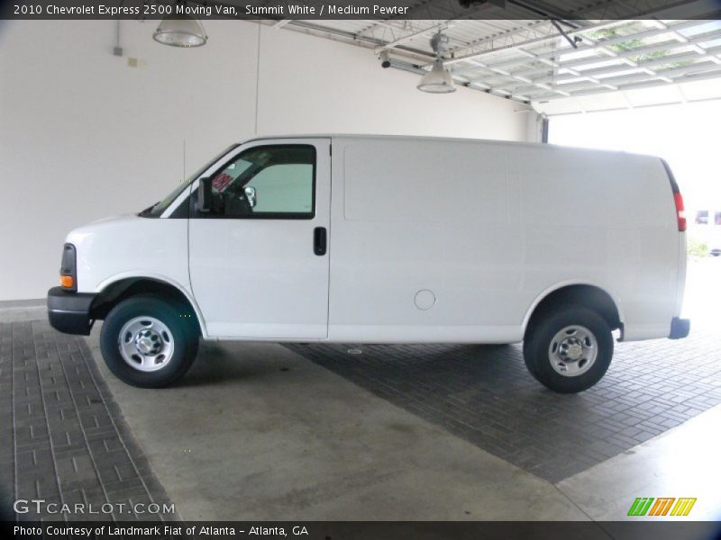 Summit White / Medium Pewter 2010 Chevrolet Express 2500 Moving Van