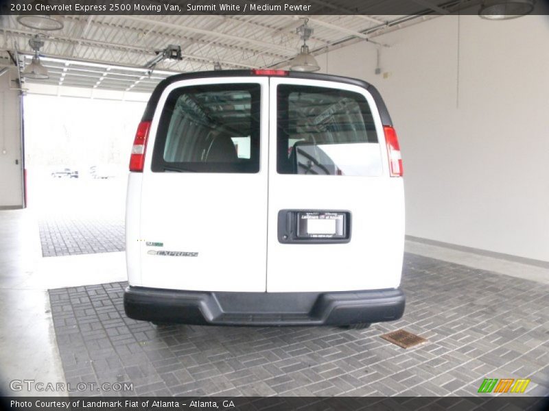 Summit White / Medium Pewter 2010 Chevrolet Express 2500 Moving Van