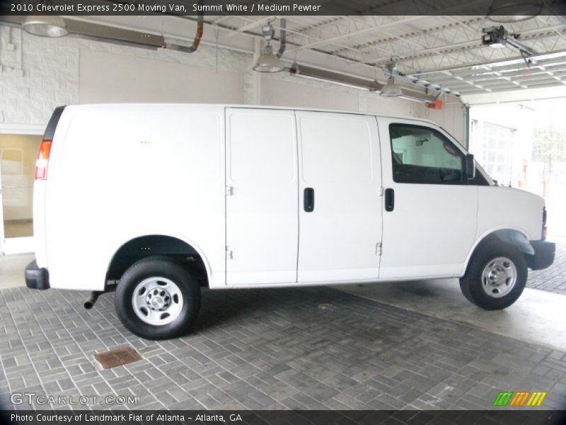 Summit White / Medium Pewter 2010 Chevrolet Express 2500 Moving Van