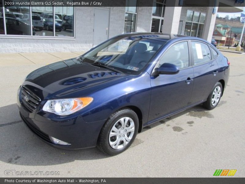 Front 3/4 View of 2009 Elantra GLS Sedan