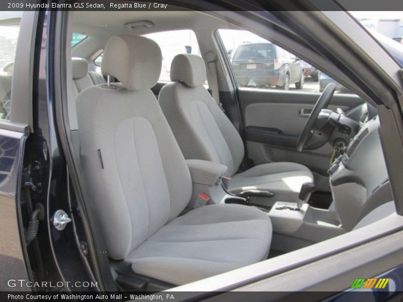 Regatta Blue / Gray 2009 Hyundai Elantra GLS Sedan