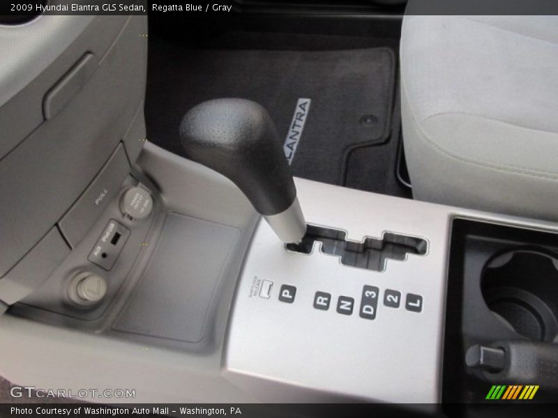 Regatta Blue / Gray 2009 Hyundai Elantra GLS Sedan