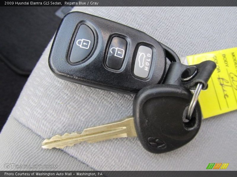 Keys of 2009 Elantra GLS Sedan