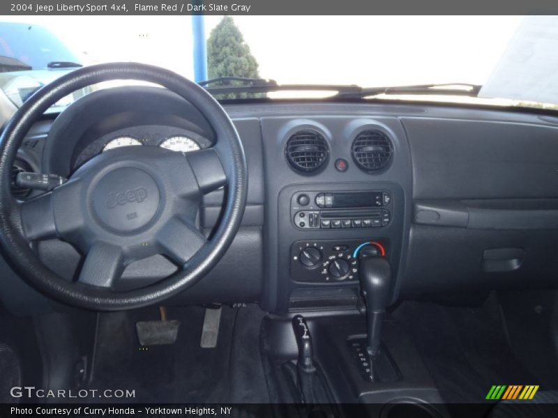 Flame Red / Dark Slate Gray 2004 Jeep Liberty Sport 4x4