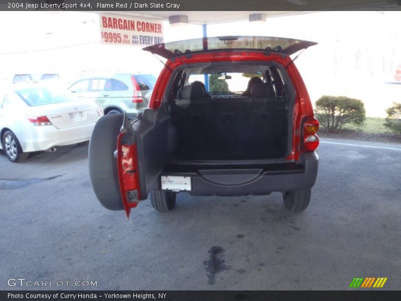 Flame Red / Dark Slate Gray 2004 Jeep Liberty Sport 4x4
