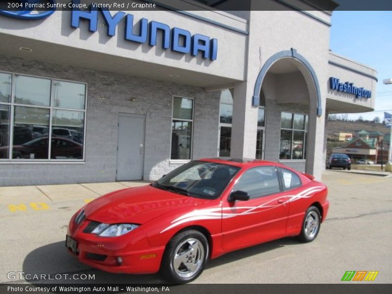 Victory Red / Graphite 2004 Pontiac Sunfire Coupe