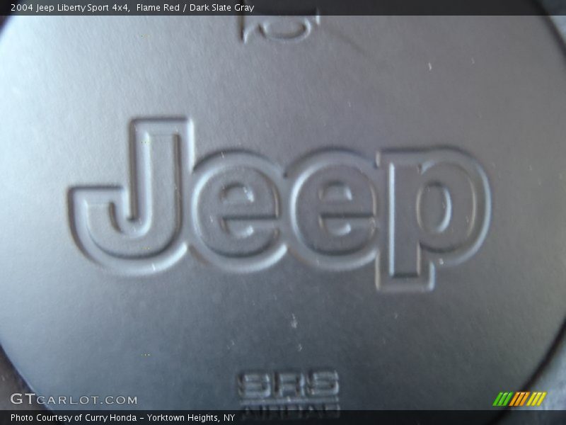 Flame Red / Dark Slate Gray 2004 Jeep Liberty Sport 4x4