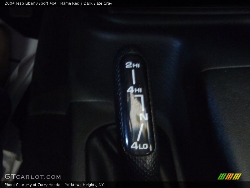 Flame Red / Dark Slate Gray 2004 Jeep Liberty Sport 4x4
