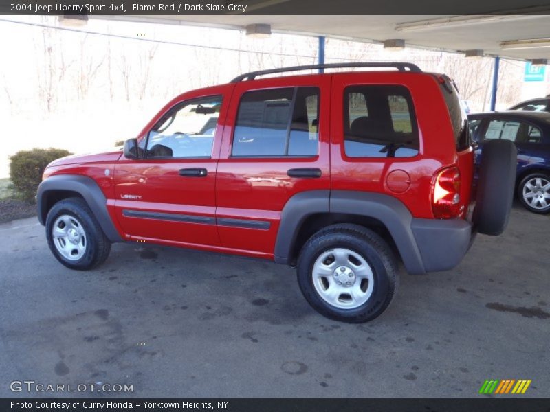 Flame Red / Dark Slate Gray 2004 Jeep Liberty Sport 4x4
