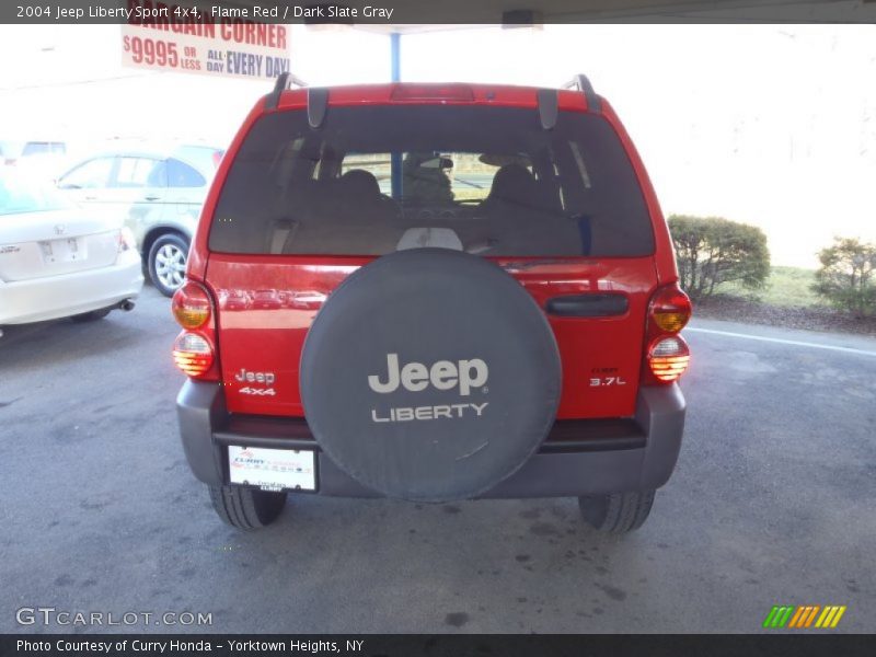 Flame Red / Dark Slate Gray 2004 Jeep Liberty Sport 4x4
