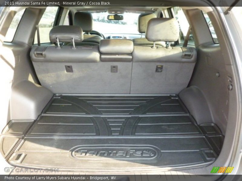 Mineral Gray / Cocoa Black 2011 Hyundai Santa Fe Limited