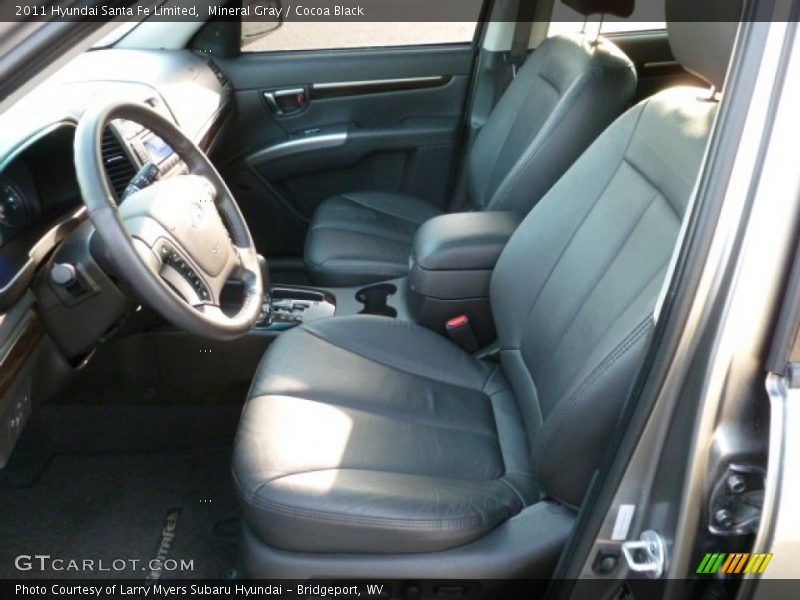 Mineral Gray / Cocoa Black 2011 Hyundai Santa Fe Limited