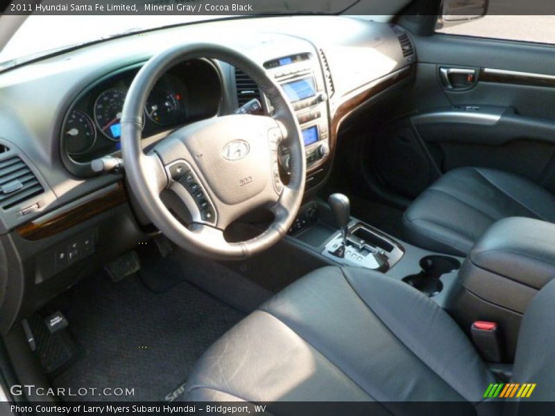 Mineral Gray / Cocoa Black 2011 Hyundai Santa Fe Limited