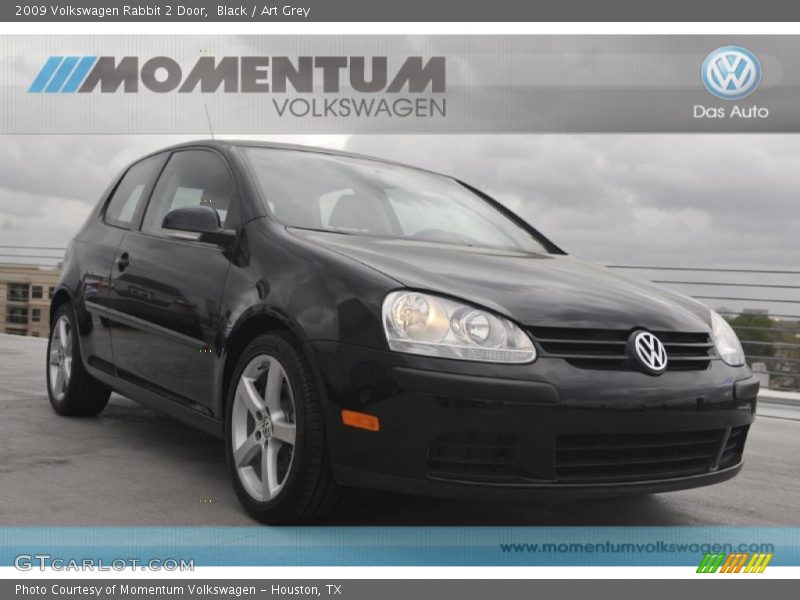 Black / Art Grey 2009 Volkswagen Rabbit 2 Door