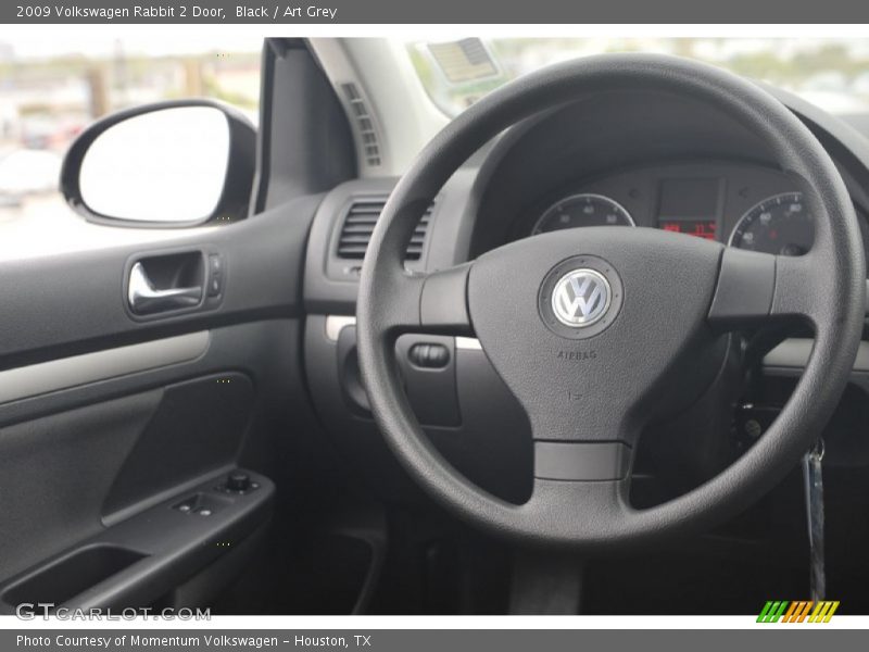 Black / Art Grey 2009 Volkswagen Rabbit 2 Door